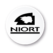 Logo de la Ville de Niort avec emblème municipal stylisé et nom de la ville inscrit en bas