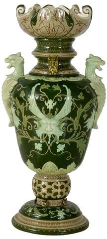 Vase en faïence de Partenay par Henri Amirault Vase en faïence de Partenay par Henri Amirault