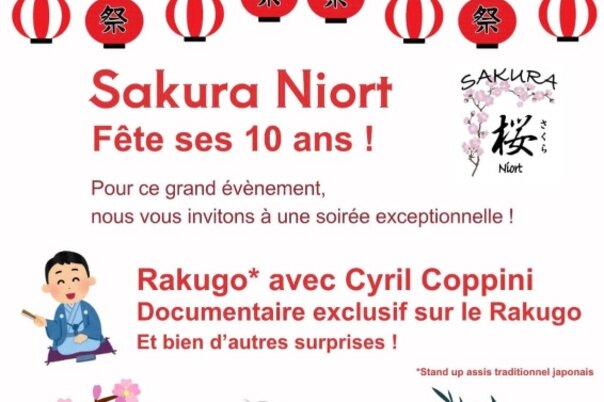 Illustration de la manifestation Sakura Niort fête ses 10 ans !
