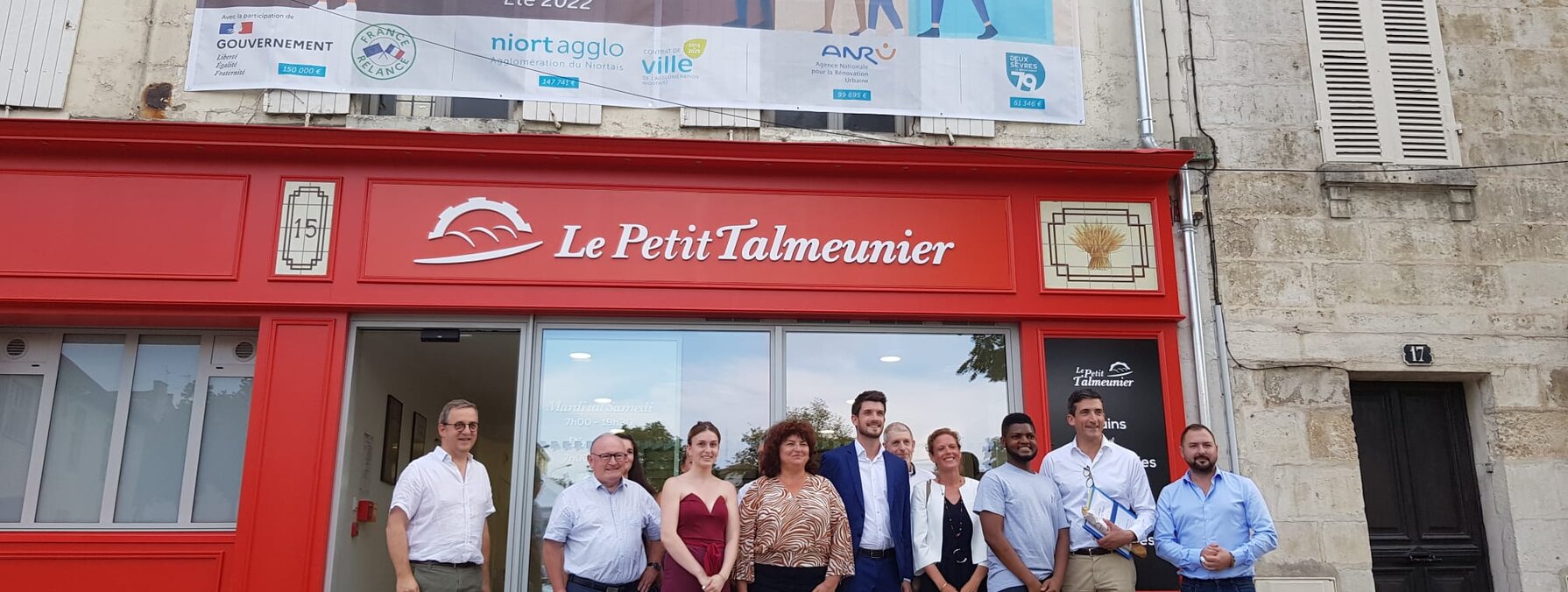 Inauguration de la boulangerie de la rue Pluviault