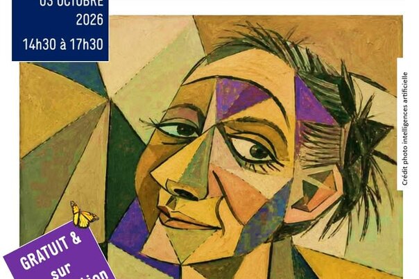 Illustration de la manifestation Atelier peinture - Peindre son portrait à la manière de Picasso – Humour cubique au musée numérique Micro-Folie à Granzay-Gript