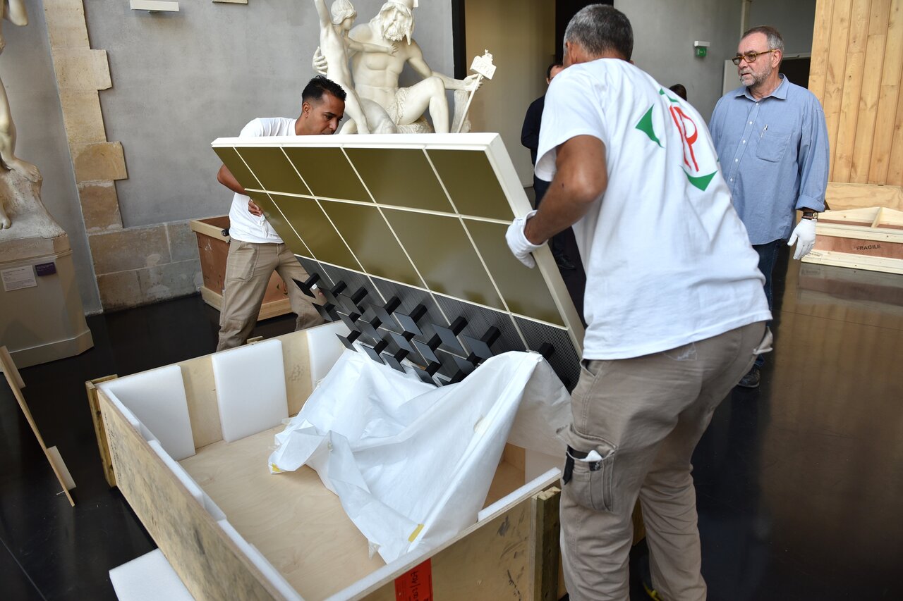 Dans les coulisses de l’exposition « HG Clouzot : un réalisateur en œuvres » ©Bruno Derbord