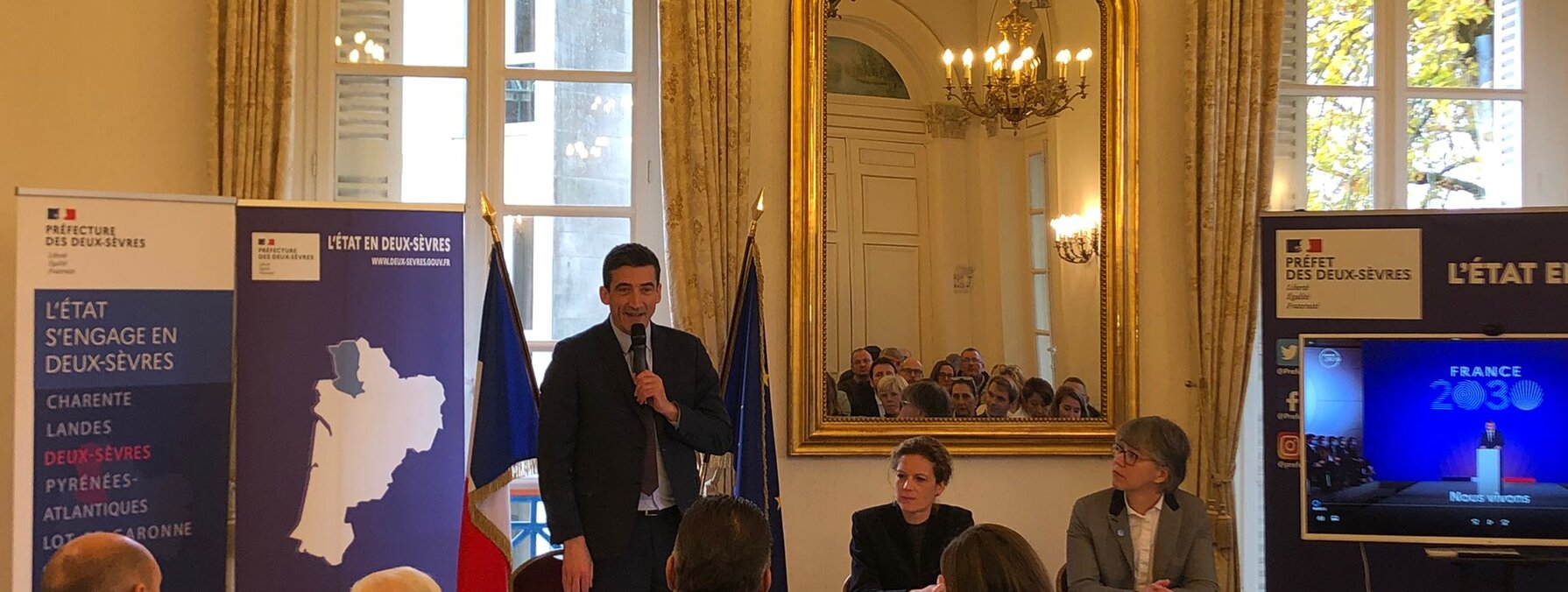 Les chefs d’entreprises des Deux-Sèvres sont reçus en Préfecture