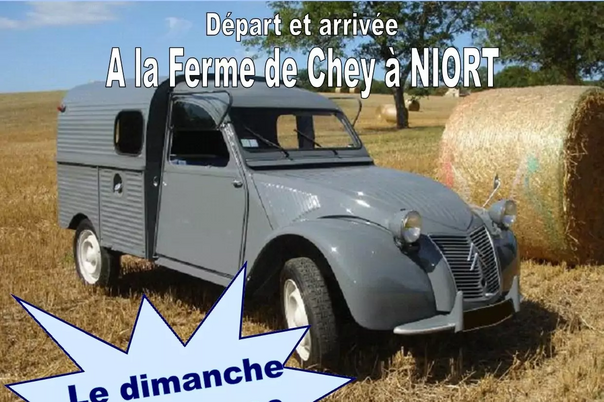 Illustration de la manifestation Rallye du 2cv Club Niortais à La Ferme de Chey