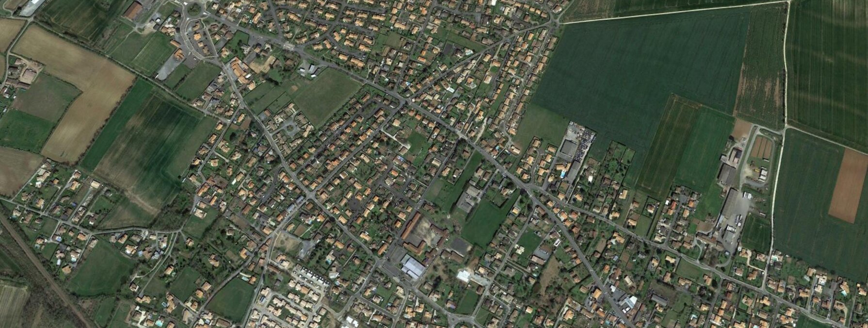 Vue aérienne Aiffres