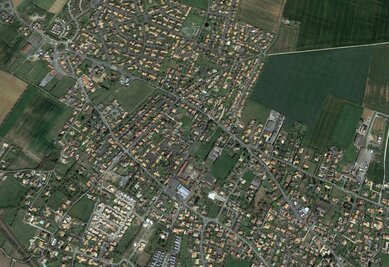 Vue aérienne Aiffres