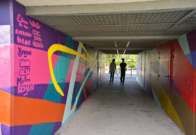 Inauguration chantier participatif au Clou Bouchet en presence de M. Jerome Baloge