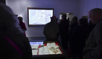 Inauguration de l'exposition Bernard d'Agesci - Les carnets de dessin ©Darri
