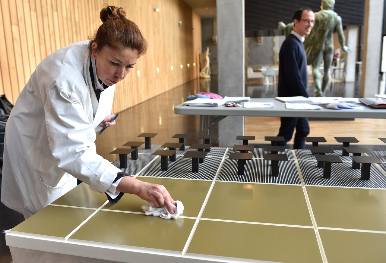 Dans les coulisses de l’exposition « HG Clouzot : un réalisateur en œuvres » ©Bruno Derbord