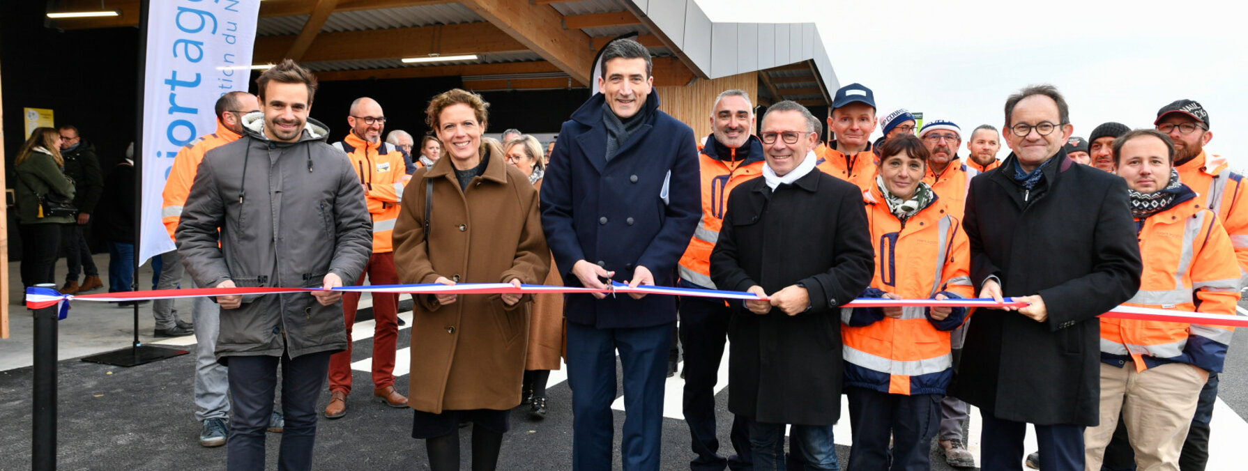 Inauguration de la decheterie de Souché