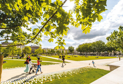 Photo de la place de la Brèche à Niort