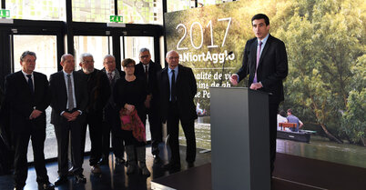 Cérémonie de voeux du Président de la CAN aux institutionnels et au monde économique, le 24 janvier 2017, au musée Bernard d'Agesci ©BDerbord