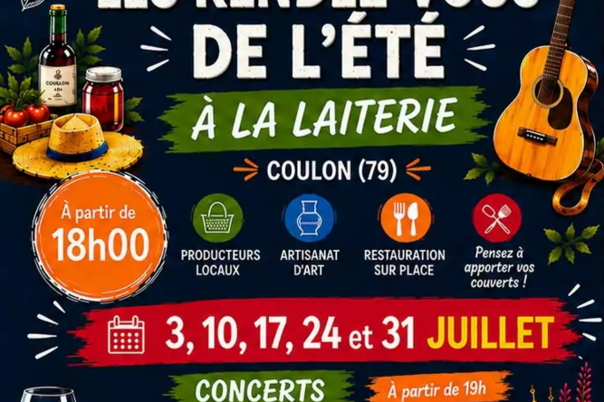 Illustration de la manifestation Les Vendredis Gourmands de la Laiterie à Coulon