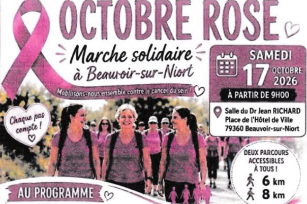 Illustration de la manifestation Octobre rose à Beauvoir-Sur-Niort