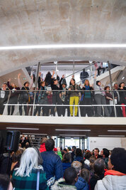 Inauguration après travaux du conservatoire de musique et de danse Auguste Tolbeque au centre Du Gesclin de Niort Inauguration du conservatoire Auguste Tolbecque