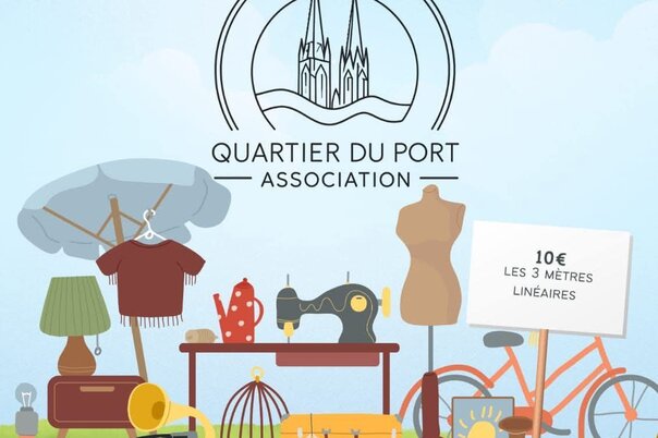 Illustration de la manifestation Vide-grenier rue Baugier, quartier du Port