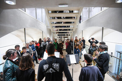 Inauguration après travaux du conservatoire de musique et de danse Auguste Tolbeque au centre Du Gesclin de Niort Inauguration du conservatoire Auguste Tolbecque