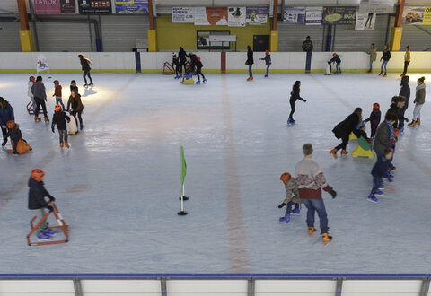 Un dimanche matin à la patinoire
