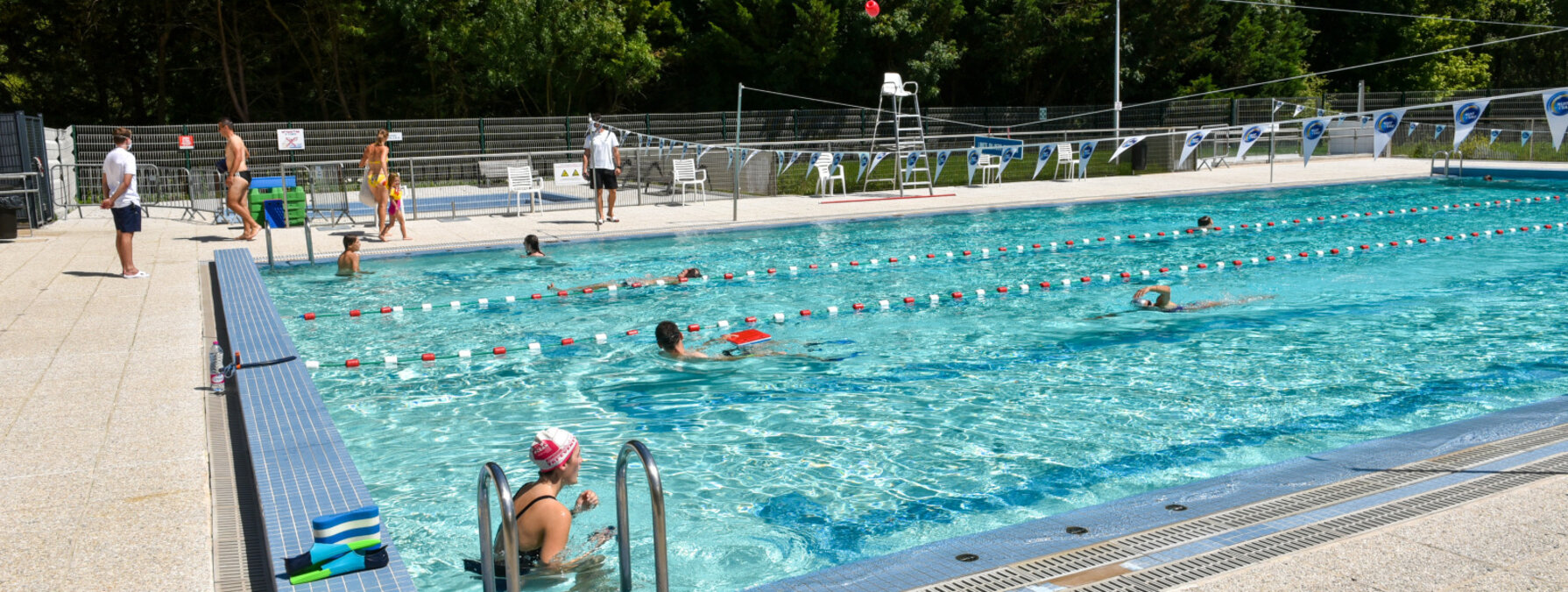 Piscine de Magne après le déconfinement