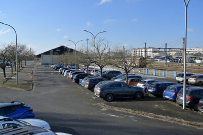 Secteur de la gare avant les travaux - Agrandir l'image 166 sur [166], fenêtre modale