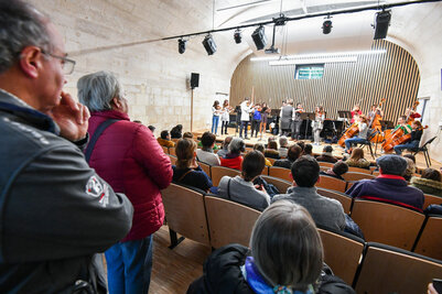 Inauguration après travaux du conservatoire de musique et de danse Auguste Tolbeque au centre Du Gesclin de Niort Inauguration du conservatoire Auguste Tolbecque