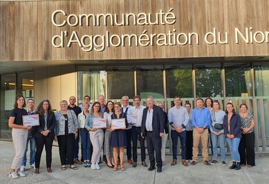 Photo des lauréats du Challenge de la Mobilité 2023